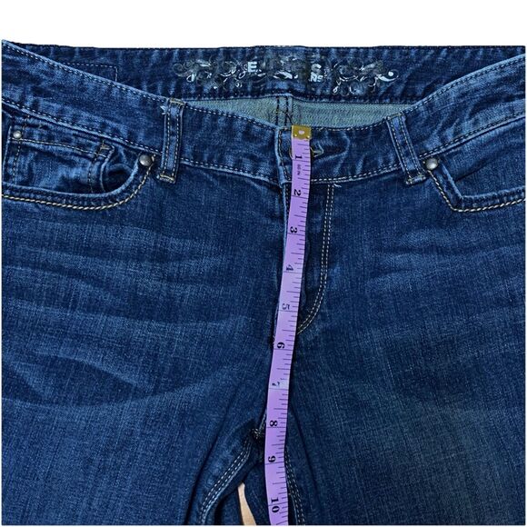 Express Skinny Curvy Jeans Women's Size 8R Blue Medium Wash Mid-Rise 5-Pocket - Picture 7 of 11